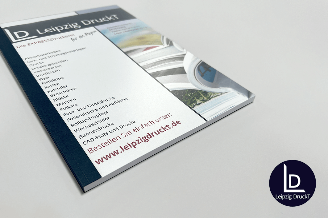Drucke im Softcover mit Klebebindung