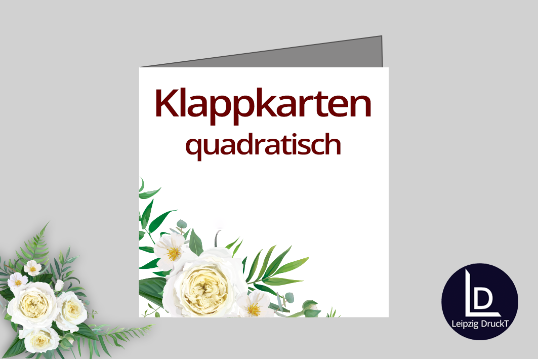 Klappkarten quadratisch