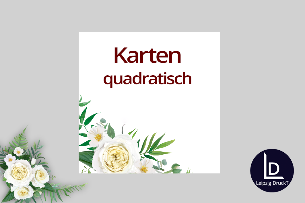 Karten quadratisch