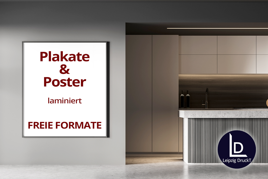 Plakate laminiert - FREIE FORMATE