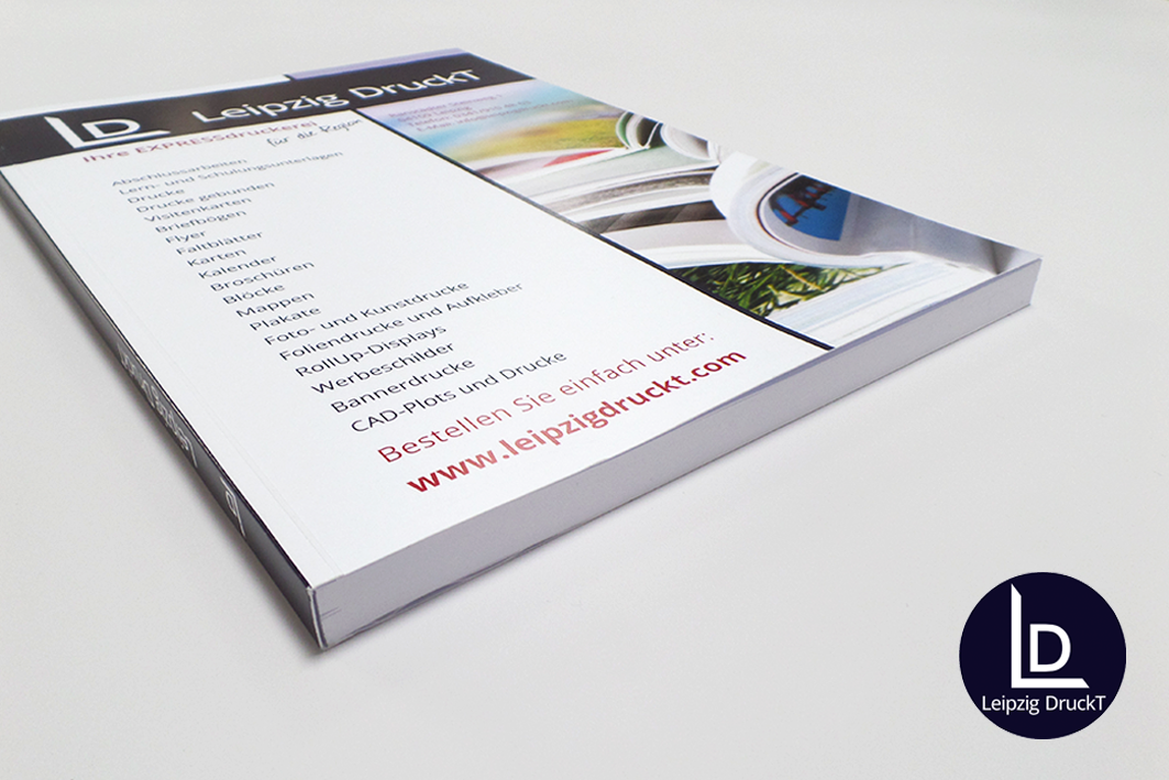 Broschüren mit Klebebindung - bis 500 Stück & max. 360 Seiten